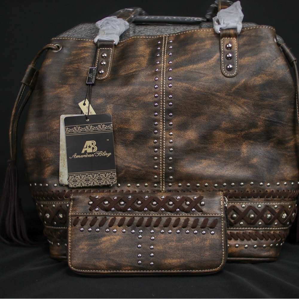American Living Brown Shoulder Bag
